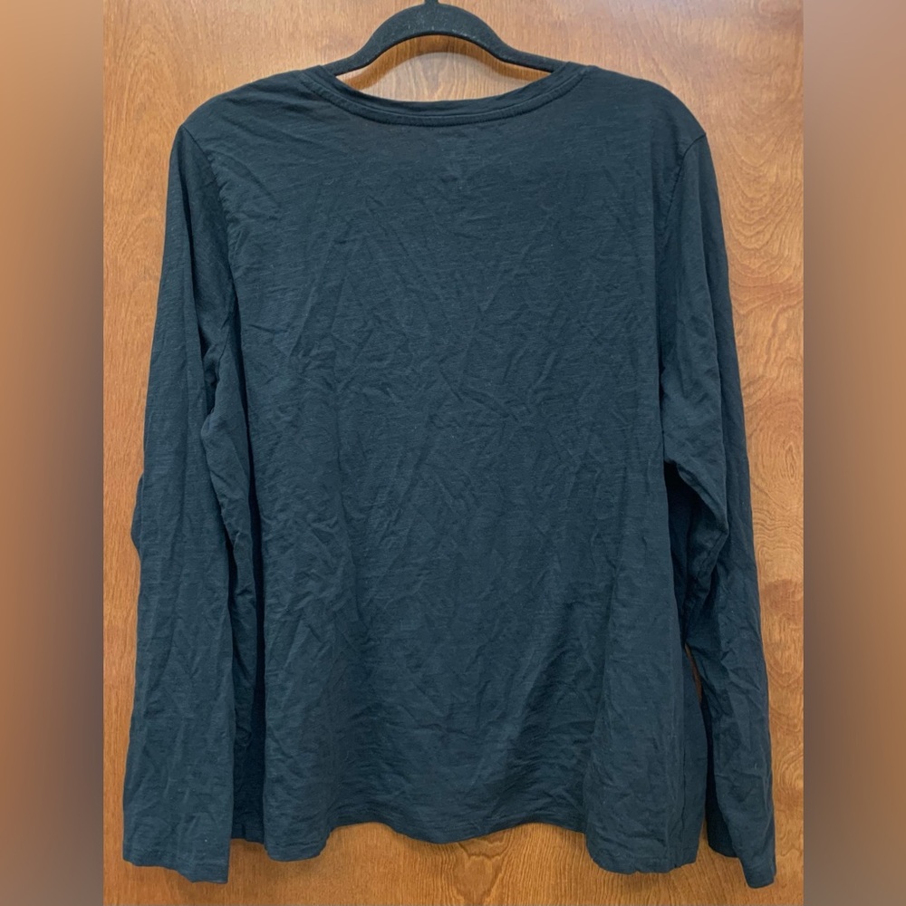5 for $20 Sonoma The Everyday Tee long sleeve black size XXL - Picture 4 of 4